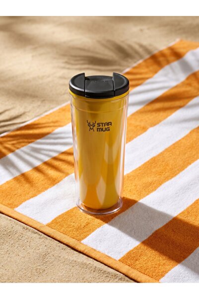 Star Termos Star Mug 350 ml Opak Seri - Sarı Çift Katmanlı Mug - Piknik Kamp ...