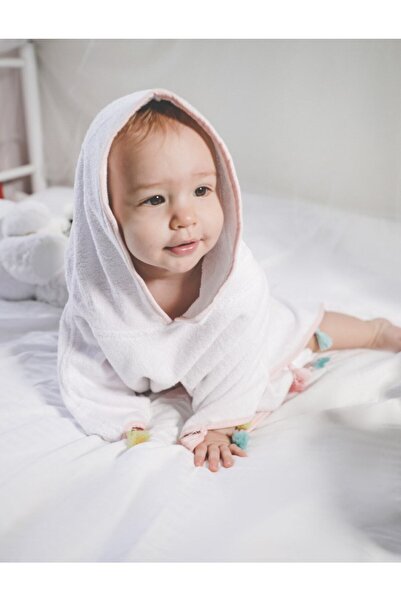 l l louIou baby gifts Teddy Bear Bebek ve Çocuk Havlı Panço - %100 Bamboo Lif...
