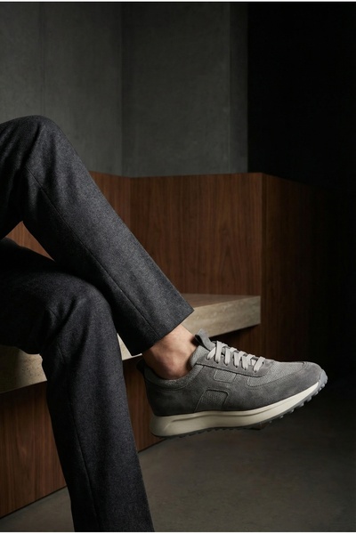 Capone Outfitters Rollo Hakiki Deri Süet Erkek Günlük Şık Spor Ayakkabı Sneaker