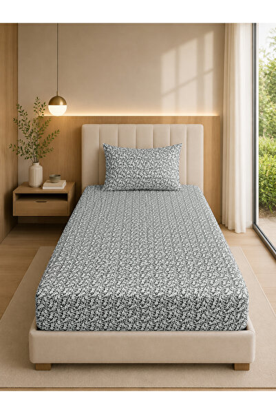 sarra Home Flora Single Size Eco-Friendly Elastic Bed Sheet Set
