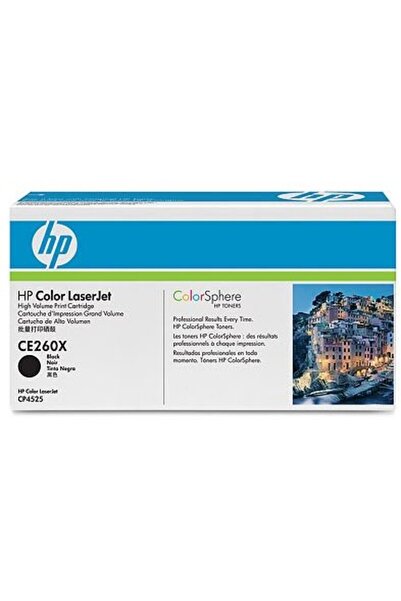 HP Toner laser CE260X - negru, 17.000 pag, CP4525