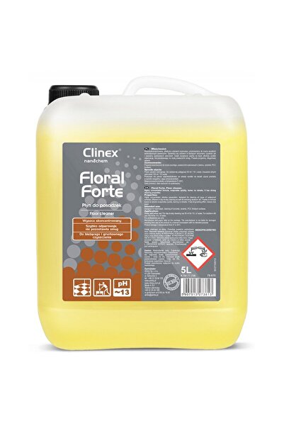 Clinex Концентриран течен препарат за почистване на подове, 5 литра, Флорал Ф...