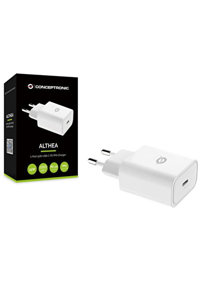 CONCEPTRONIC ALTHEA10W, 25 W, USB-C, Alb