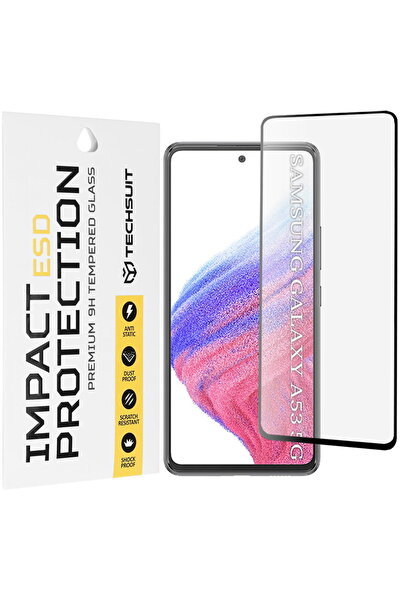 Techsuit Folie pentru Samsung Galaxy A53 5G - ESD Glass - Negru