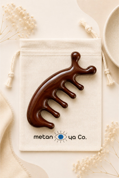 Metanoyaco Stress Reducing Massage Comb (Shipping with Case)