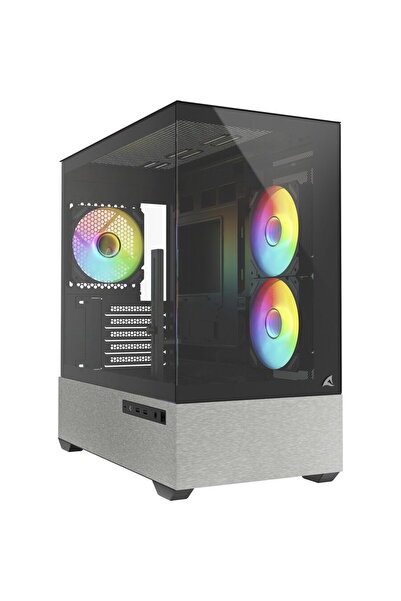 SHARKOON MK7 ARGB tower case black tempered glass