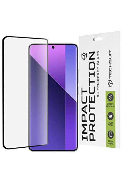 Techsuit Folie pentru Xiaomi Redmi Note 13 Pro+ 5G - 111D Full Cover / Sticlă...