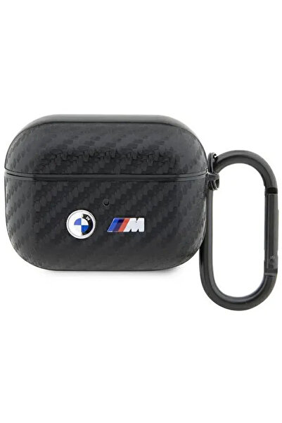 BMW BMAPWMPUCA2 Husă AirPods Pro negru/negru Carbon Logo metalic dublu