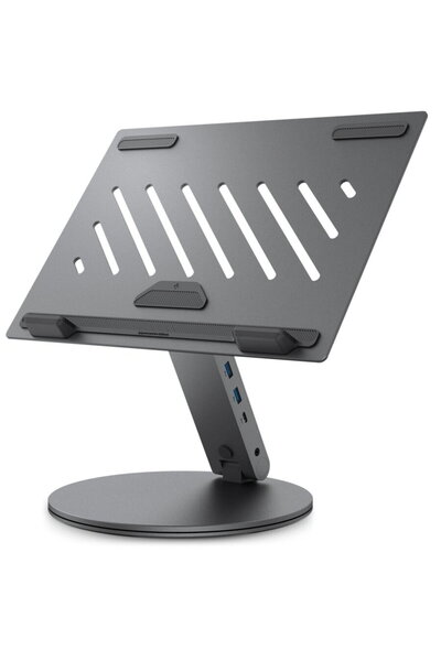 Spigen Suport Rotativ pentru Laptop cu Hub 2x USB, 3x Type-C, HDMI - Ugreen (...