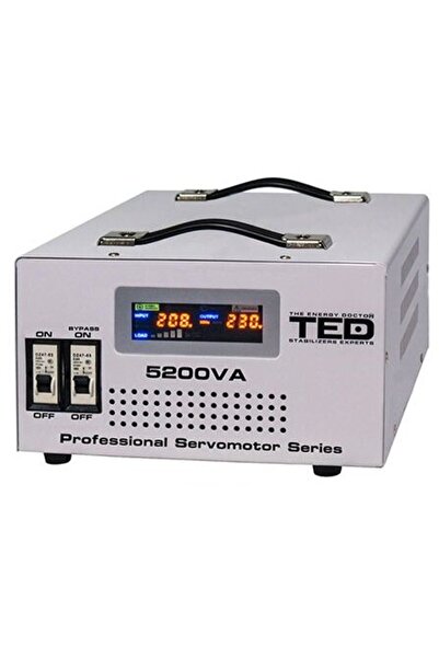 TED Electric Stabilizator de tensiune cu 2 prize si servomotor TED 000200, 52...