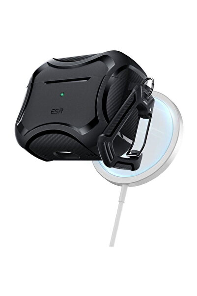 ESR Căști CYBER ARMOR HALOLOCK MAGSAFE Apple AIRPODS PRO 1 / 2 NEGRE