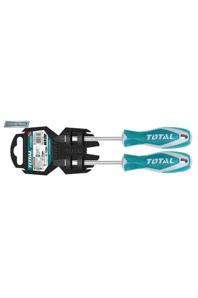 TOTAL Set 2 surubelnite - SL6.5 * 6 * 125 + PH2 * 6 * 125 - Cr-V (INDUSTRIAL)