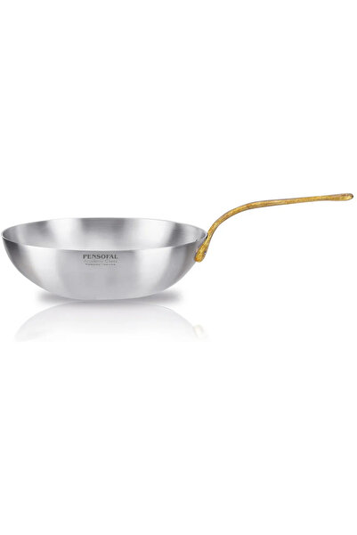 PENSOFAL 4904-E Tigaie Wok Sauté Clasa Academy cu mâner din alamă turnată 28cm