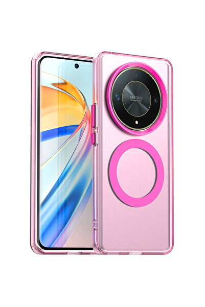 Techsuit Husă pentru Honor Magic6 Lite - CandyCase MagSafe - Roz
