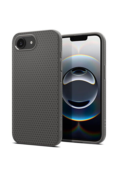 Spigen Θήκη για iPhone 16e - Liquid Air - Μαρμάρινο Γκρι