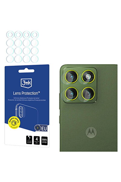3MK Folie pentru Motorola Edge 70 (set 4) - Protecție lentile - Transparentă