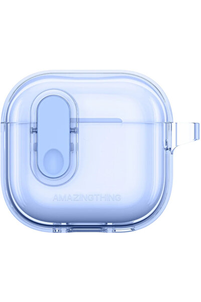 Amazingthing Husă minimalistă pentru AirPods 4 – ultramarin
