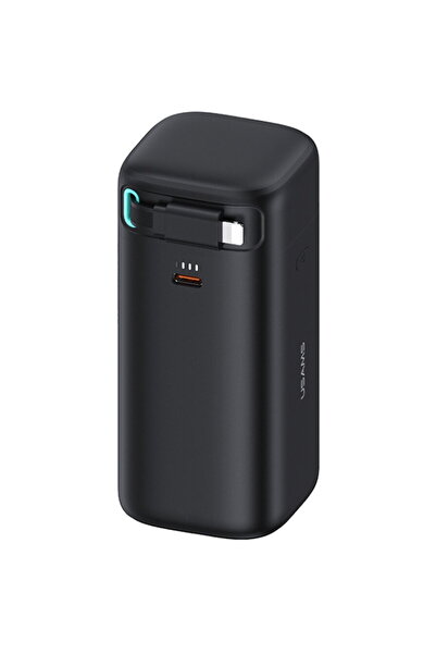 Usams Baterie Externa 18000mAh, cu Cablu Lightning, PD45W, Negru