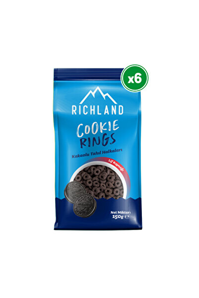 Richland Cookie Rings Tahıl Halkaları 150 Gr x 6 Adet