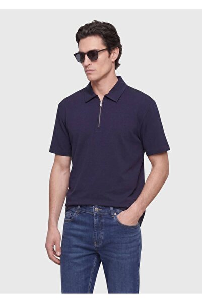 Ramsey Navy Blue Plain T-Shirt