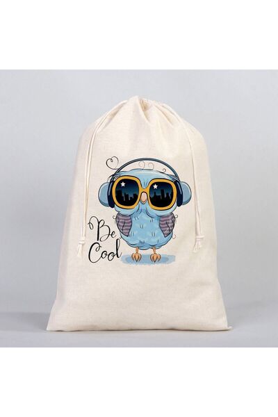 Puppetzzz حقيبة ألعاب مطبوعة Be Cool - مقاس 30 × 40 سم
