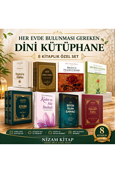 Semerkand Yayınları Temel Dini Kütüphane 8'li Kitap Seti | İlmihal Hadis Dua ...