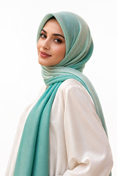 Muslima Wear Muslima Fransız Şifon Kumaş Şal Mint