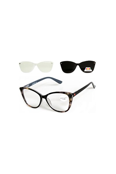 Alpin Eyewear Γυαλιά Πρεσβυωπίας Clip-on ALPIN 10628 Μαύρο-+3.00-Black/Multic...