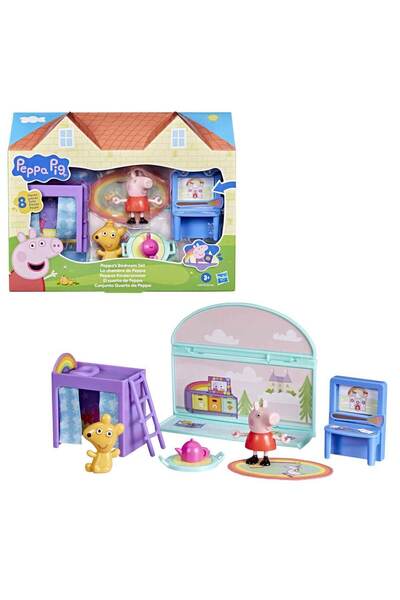 Peppa Pig Oda Aksesuarları Oyun Seti - Peppanın Yatak Odası