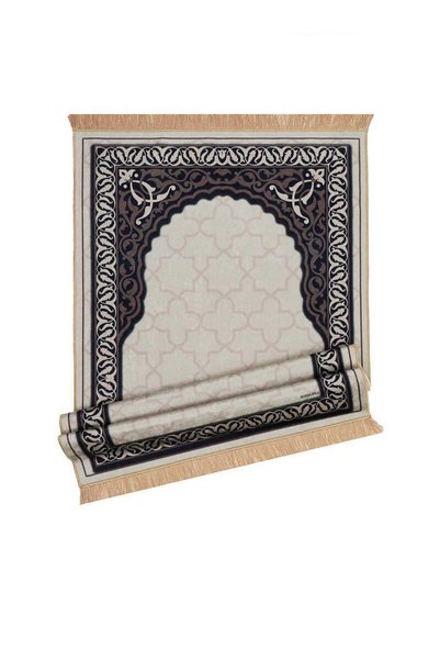 Bursa İpek Stone Velvet Rug Prayer Rug