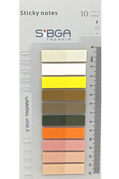 sibga tasarım Post-it colorat transparent Post-it Post-it. Semn de carte Semn...