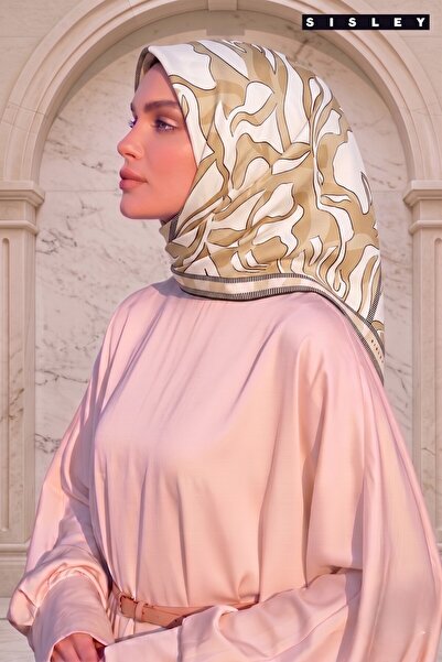 Sisley Silk Satin Scarf-2035-90*90