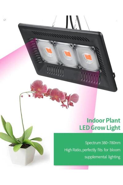 Profisher Tam Spektrum 150W 220V Sera Bitki Büyütme Cob Led Işık Paneli Proje...