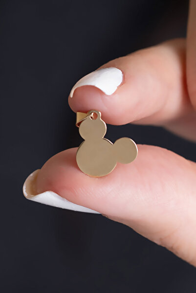 Bayar Gold 14 Ayar Altın Mickey Kolye Ucu