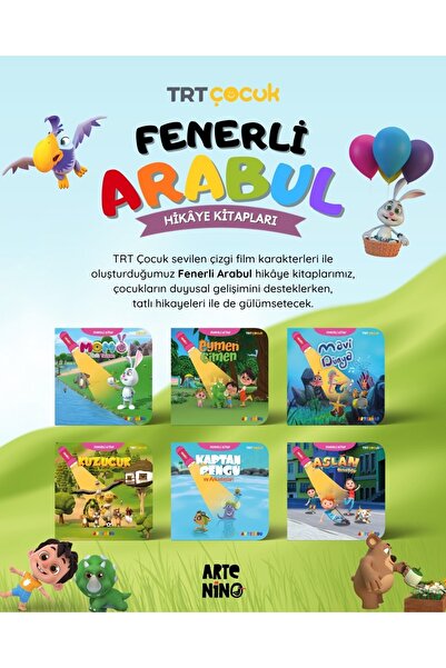 Artenino TRT ÇOCUK FENERLİ ARA-BUL HİKAYE 6'LI SET KİTABI