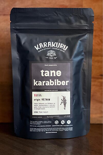 Karakuru Tane Karabiber Birinci Kalite İthal (Vietnam) - 75g