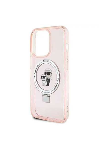 Karl Lagerfeld KLHMP15LHMRSKCP iPhone 15 Pro 6.1 "   carcasă rigidă roz/...