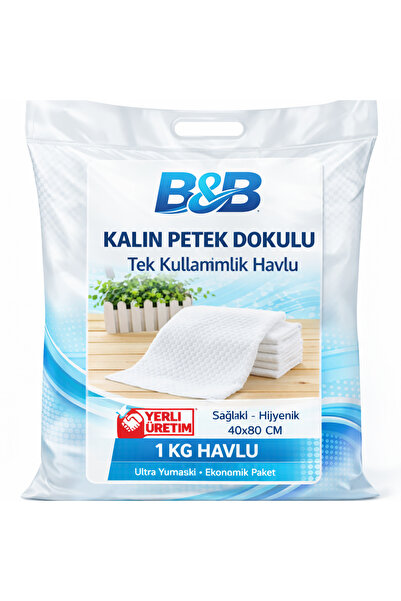 BB Kozmetik Tek Kullanımlık 1 Kg 40x80 Havlu