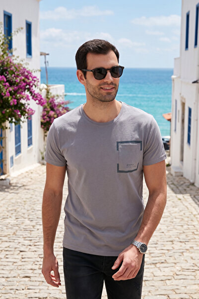 Buratti Crew Neck Cotton Slim Fit t Shirt Men's t Shirt 541Rework