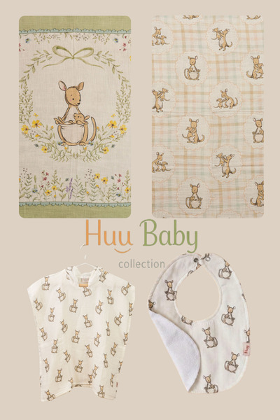 Huu Baby 4'lü Kanguru Kız Seti