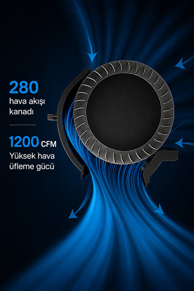 Luxell Plus 60W Uzaktan Kumandalı Kule Tipi Vantilatör Siyah – LXF-260B