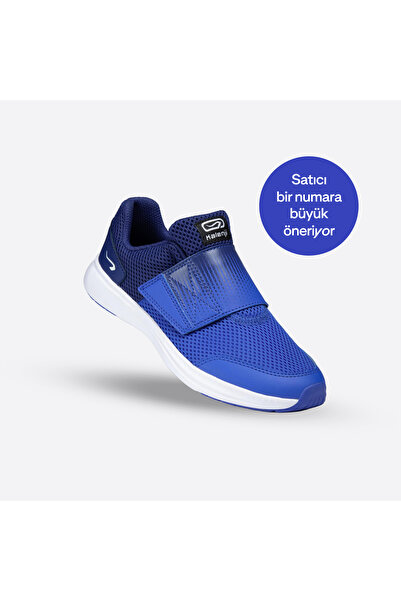 Decathlon Pantofi sport albaștri cu velcro pentru copii Horse Easy