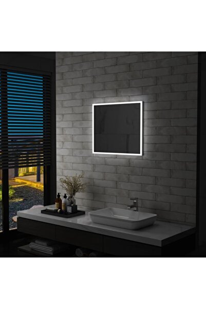Concept Oglindă cu LED de perete pentru baie, 60 x 50 cm