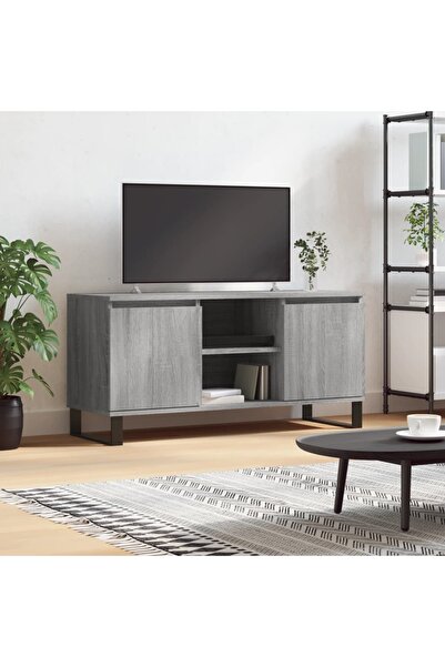 Concept Comodă TV, gri sonoma, 104x35x50 cm, lemn compozit