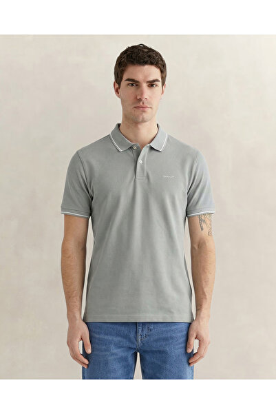 Gant Erkek Yeşil Regular Fit Polo Yaka T-Shirt