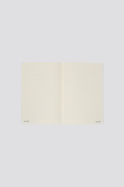 gentry Powder Lined Design Notebook with Slogan Detail| A5 Notebook| 88 Sheets