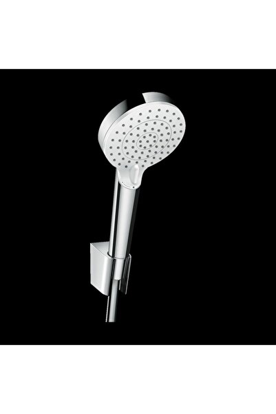 Hansgrohe Σετ κεφαλής ντους, 2 πίδακες, βάση και σπιράλ, EcoSmart, λευκό/χρωμ...