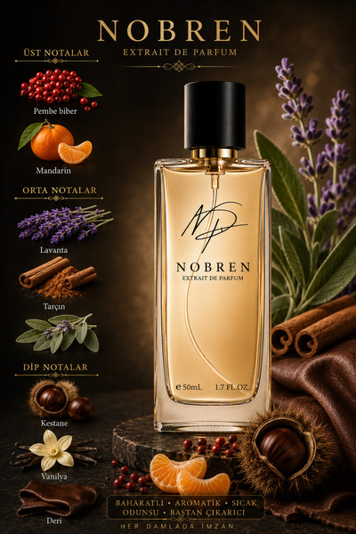 NOBREN E20 Stronger With You Intensely 50 ml Erkek Parfüm | Yoğun, Kalıcı, Ma...