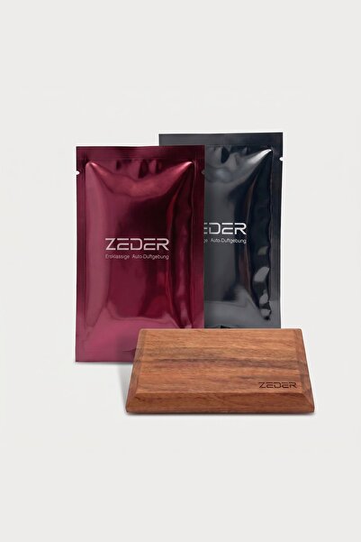 zeder Ahşap Araç Kokusu Yenileme Tableti (Sadece Ahşap Tablet) - Mystic&Aura