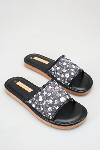 SENASTİL L03 Floral Embroidered Tulle Detailed Daily Soft Textured Insole Wom...